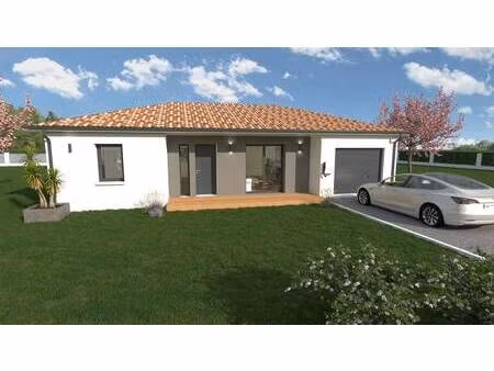 terrain avec maison neuve à vendre