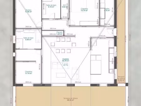 maison ossature bois 135m2