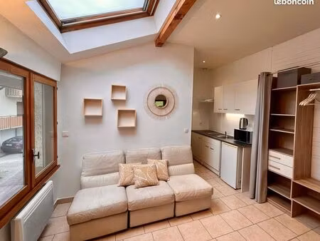 studio meublé tout équipé au calme dans le vieux st jorioz