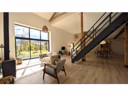 longère moderne avec accès à la rivière - saint martin l' ars