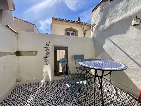 marseillan - charmante maison village prête à vivre.