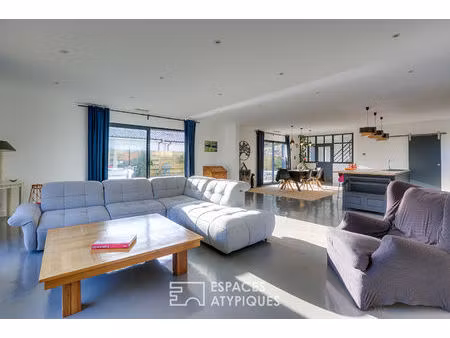 villa contemporaine avec piscine à 5 km de l'océan