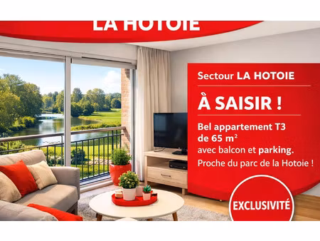 appartement amiens 75 m² t-4 à vendre  95 000 €