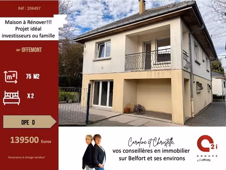 maison 4 pièces - 75 m²