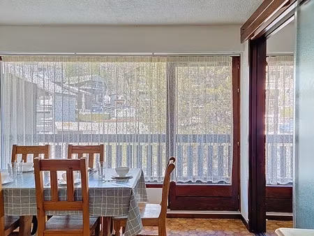 appartement lumineux à vendre 2 pièces aux contamines-montjoie (74)