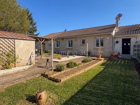 pavillon plain-pied avec garage et jardin