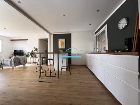 montbazin  maison t4+bureau avec grand garage de 38 m2 et po