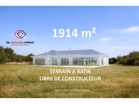 vente terrain 1914 m² à lamarque (33460)  180 000 €