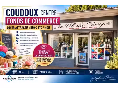 vente locaux professionnels 50 m² à coudoux (13111)  29 000 €