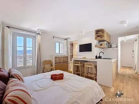 superbe studio suquet - entierement renove - vue mer