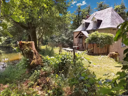 moulin avec étang aux portes du massif du sancy –saint-sauves