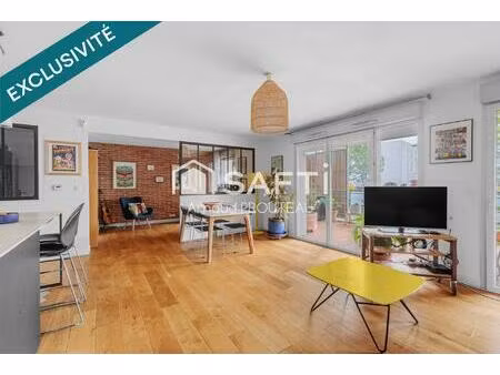 appartement familiale t4/5 avec terrasse et jardin