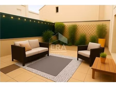 appartement paris 3 pièces 59 m2 avec un jardin de 34m²