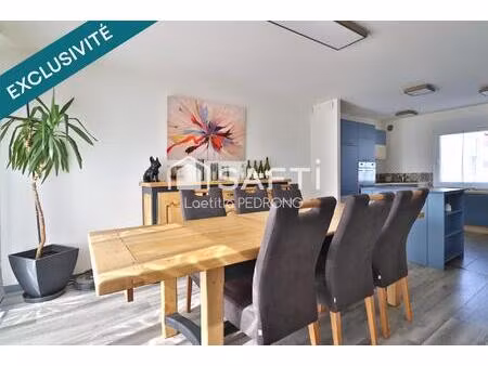 maison avec 3 chambres  jardin et sous-sol complet