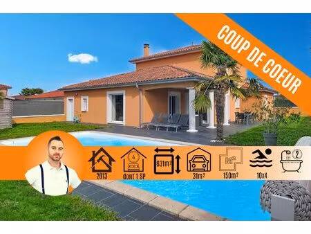 maison de standing t5 avec piscine et garage