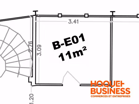 location locaux professionnels 11 m² à epinay-sur-seine (93800)  185 €