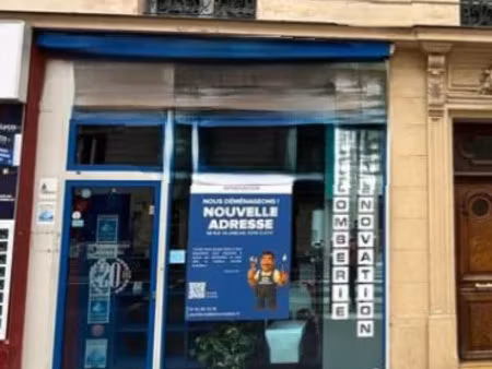 location locaux professionnels 42 m² à paris 9ème (75009)  1 800 €