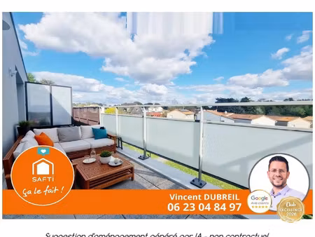 vente appartement 3 pièces à vertou (44120) : à vendre 3 pièces / 64m² vertou