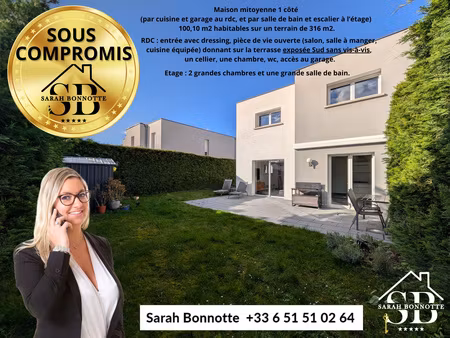 maison contemporaine 2017 terrasse et jardin sans vis-à-vis plein sud - dpe a / pac + clim