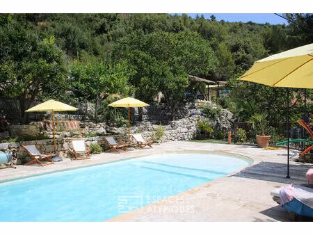 l'écrin de falicon : une parenthèse enchantée de 285 m² entre mer et montagnes