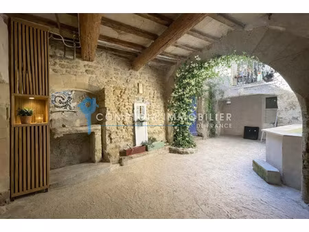 exclusivité - maison de village 160m2 avec cour & bassin g