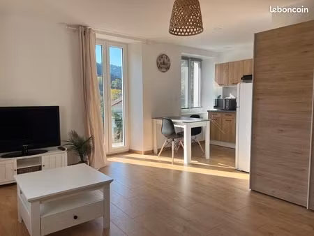 loue studio meuble proche suisse