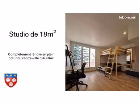 t1 bis 18 m² meublé neuf – aurillac