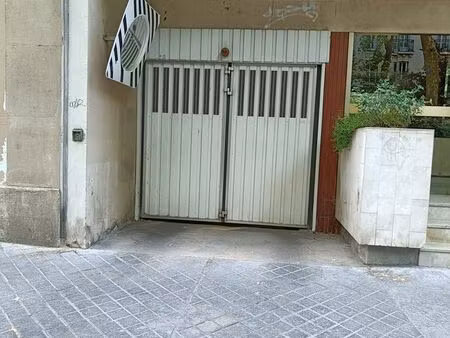 a louer place de parking pour deux roues - paris 14e