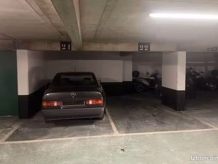 parking sous-sol dans le marais