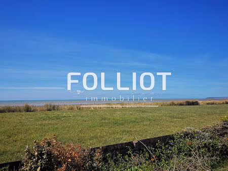 a vendre appartement de plain pied en front de mer jullouville