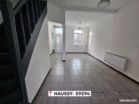 maison de ville 4 pièces  58 m²  2ch  jardin