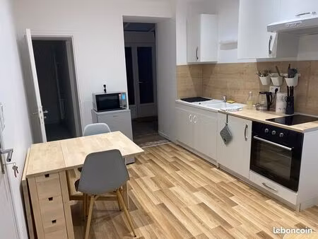 meublé de 36 m² avec jardin