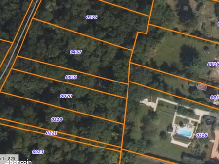 terrain boisé parmain