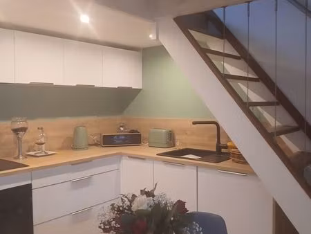 maison meublée rénovée 41 m² – jardin + parking – proche plage