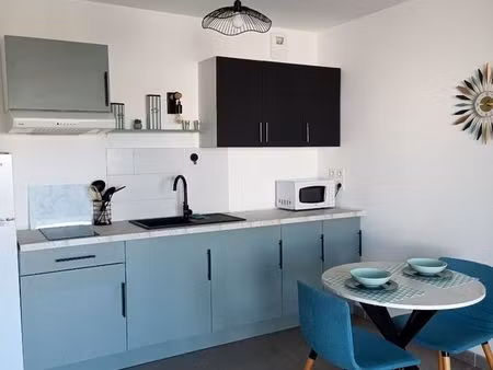 grand studio refait à neuf meublé avec terrasse