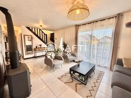 maison familiale - 4 chambres -sous sol total - 15 min houdan