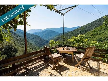 07140 : maison pierre sur 12 ha avec vue exceptionelle