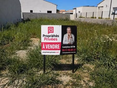 terrain a batir cazouls les beziers 300 m2