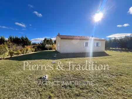 revest-du-bion  maion récente de plain-pied avec jardin