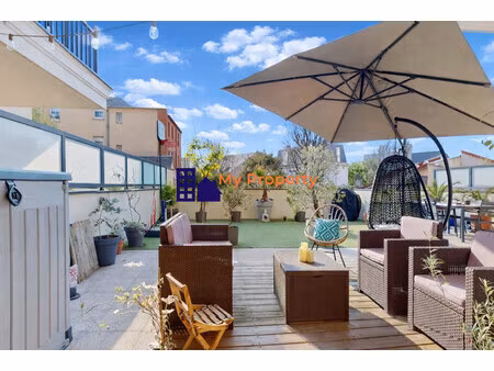 3 pieces - terrasse de 100 m² – résidence 2019 - 5min gare l