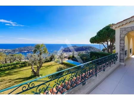 villa domaine castellet - villefranche-sur-mer - vue mer panoramique