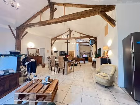 grange aménagée lhommaize 4 pièce(s) 200 m2