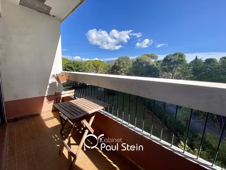 marseille 9eme - chateau sec - 2 pieces meuble avec balcon -