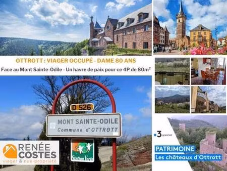 viager occupé - f80 ans - ottrott (67530)