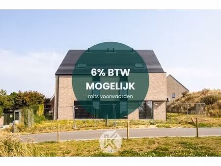 nieuwbouwwoning op gunstige ligging