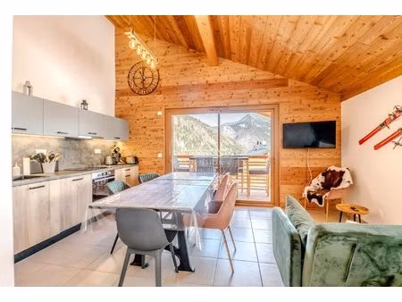 appartement 3 pièces + coin cabine sur les pistes du roc d’enfer à saint-jean-d’aulps