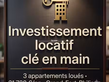 achat immeuble 206m² grand fort philippe 59153