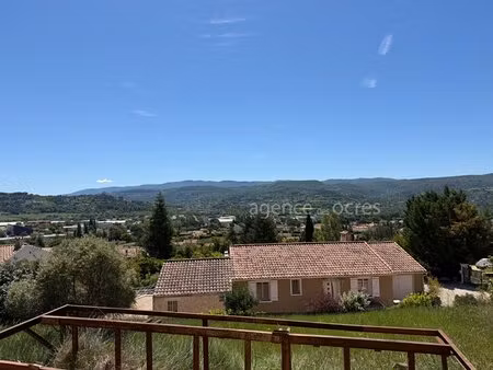 maison plain-pied avec vue dégagée sur grand terrain constructible