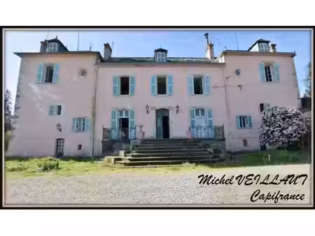 propriété à vendre avec bâtisse de 15 pièces  2 gîtes  terrain 7390 m²  villeneuve sur...