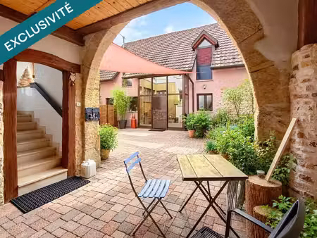 ensemble immobilier d’exception : maison d’architecte et 3 appartements f2 et f1.